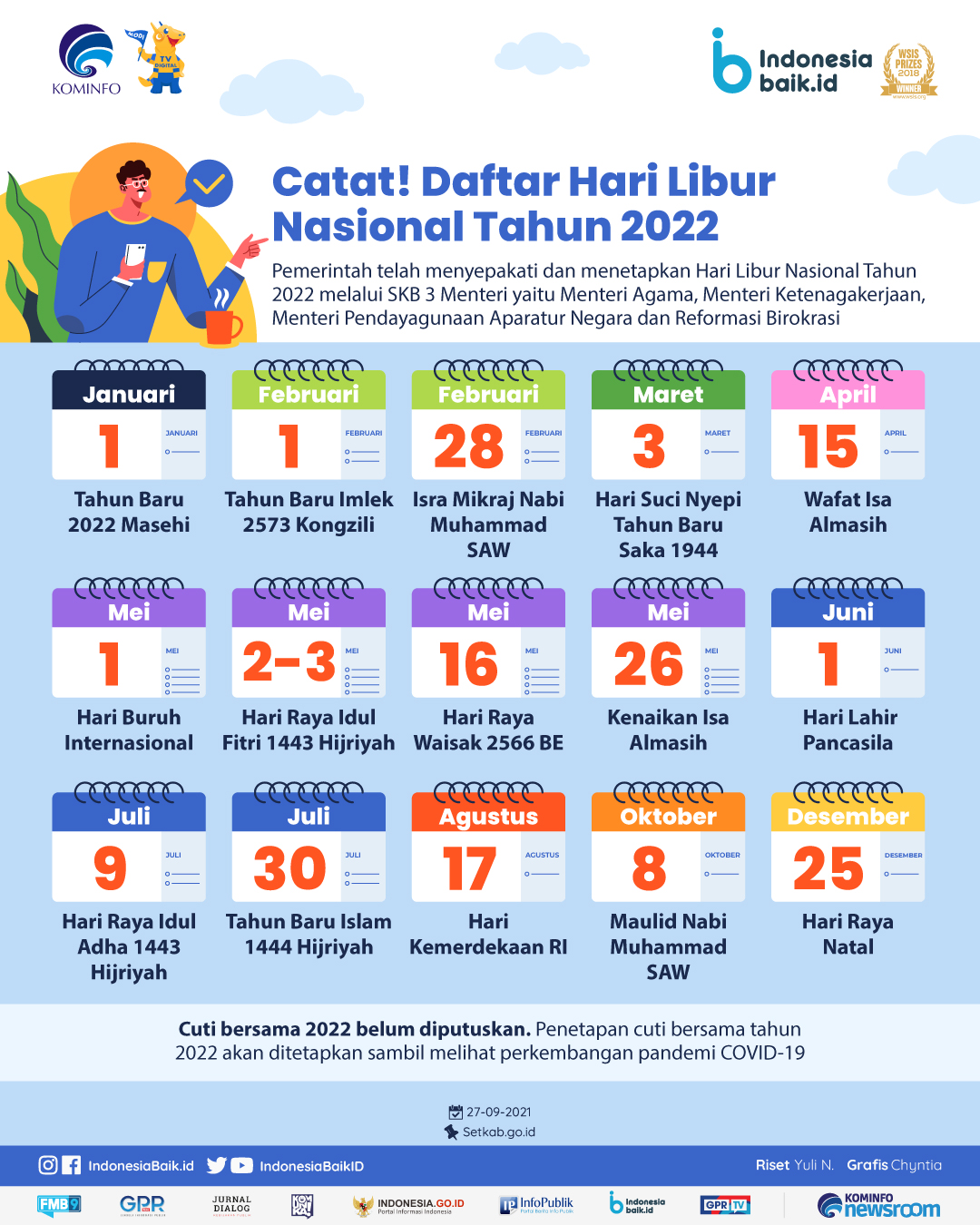 Indonesia public holiday 2022