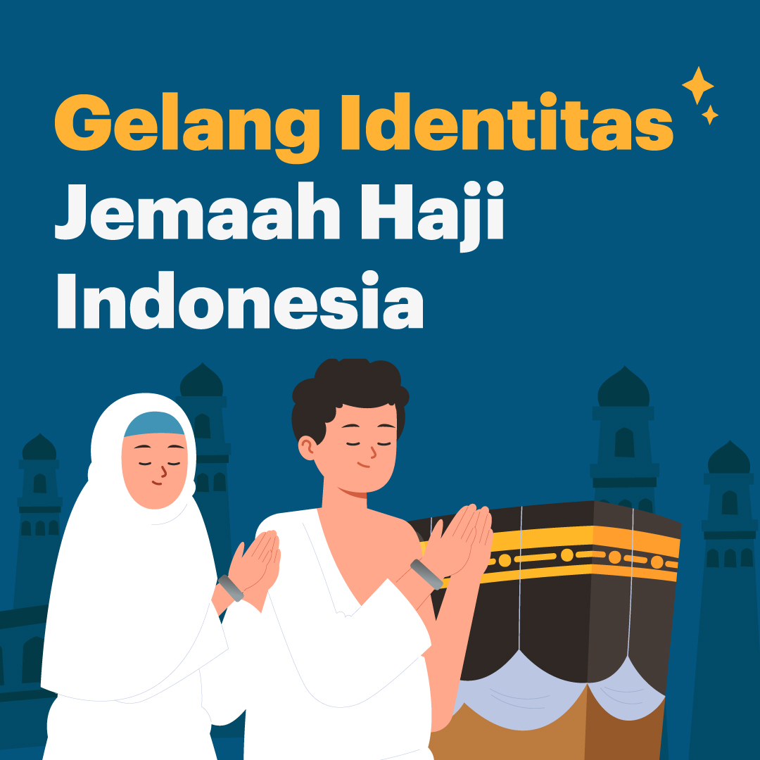 Gelang Identitas Jemaah Haji Indonesia