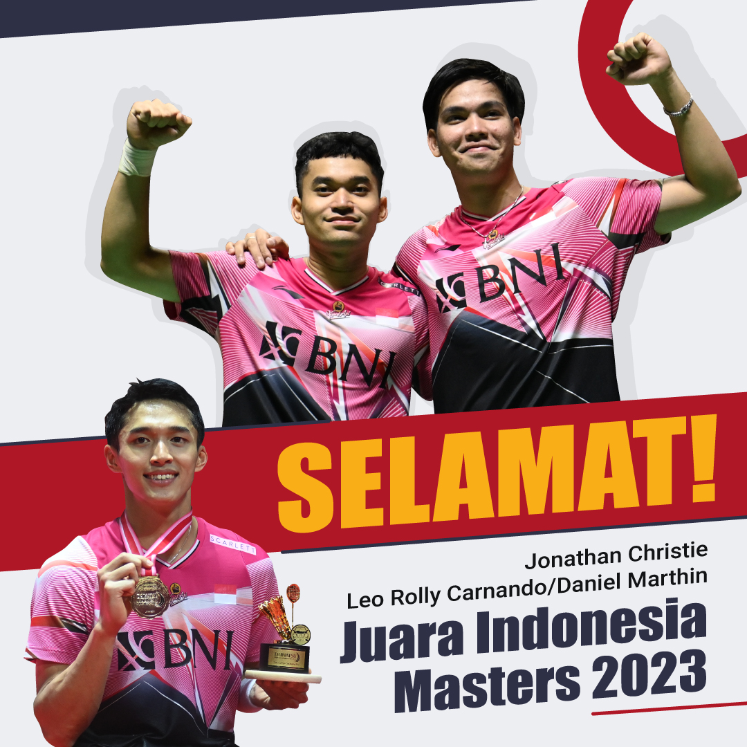 Indonesia Sabet Dua Gelar Juara Indonesia Masters 2023