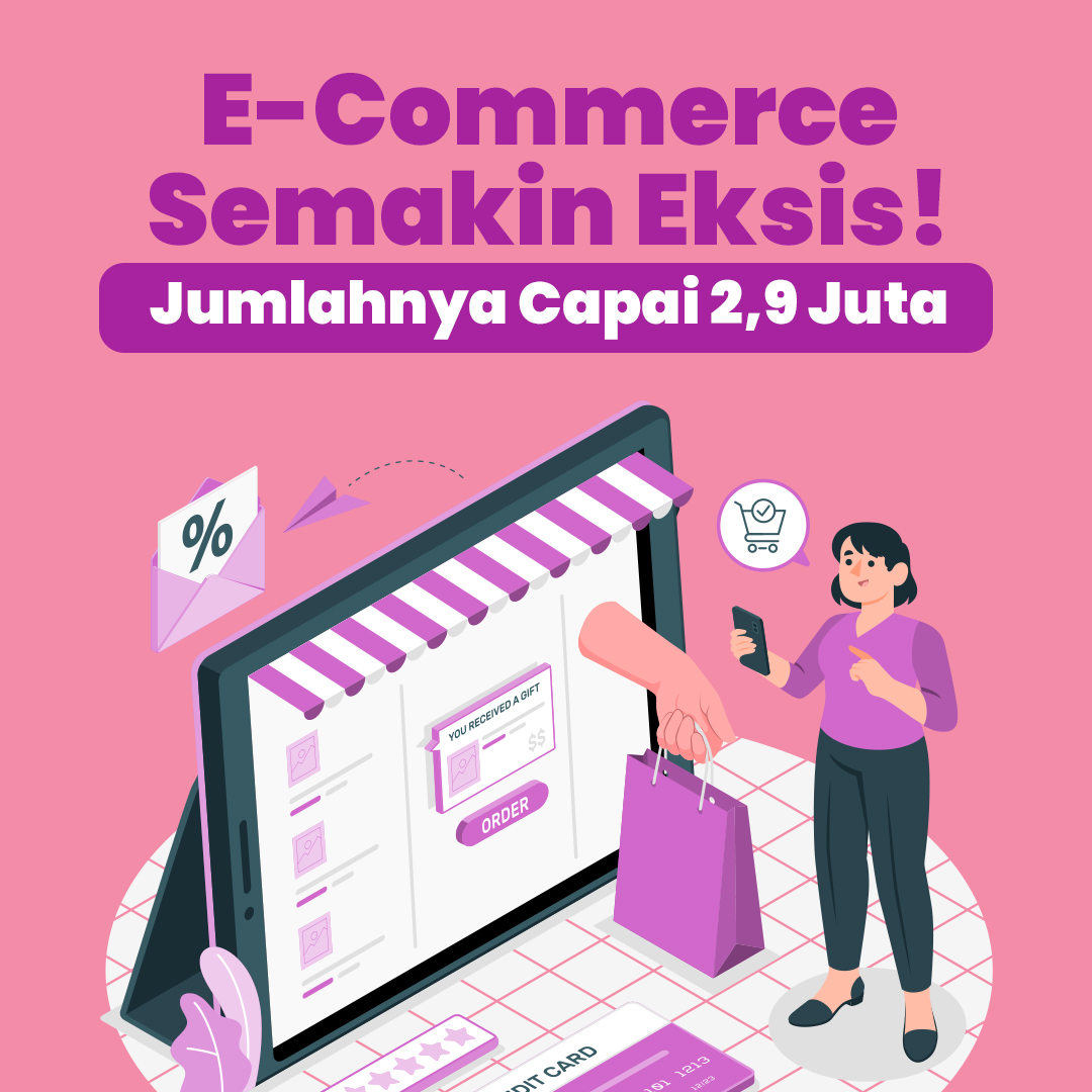 e-Commerce Semakin Eksis! Jumlahnya Capai 2,9 juta