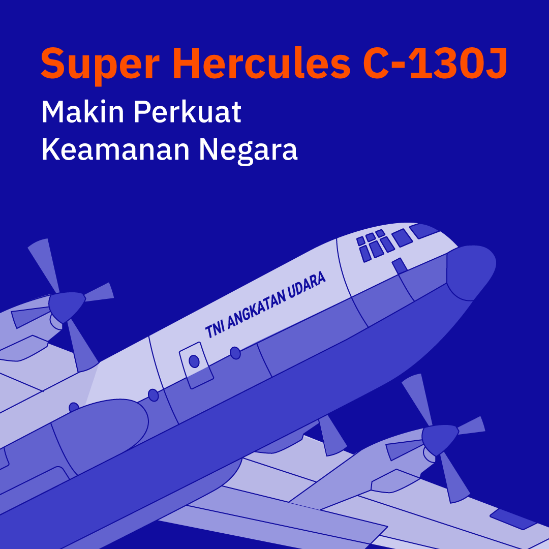 Alutsista Baru: Super Hercules C-130J  Semakin Perkuat Keamanan Negara