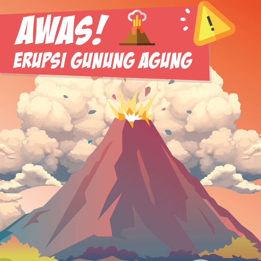 Awas! Erupsi Gunung Agung 