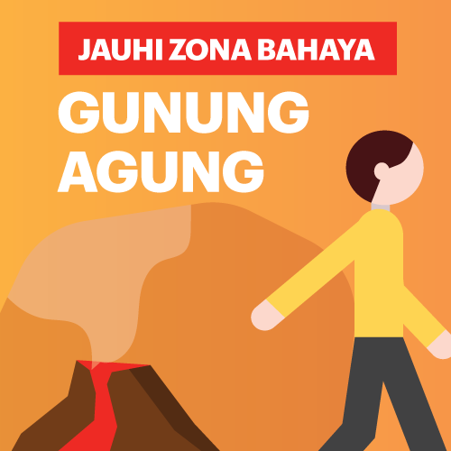 Jauhi Zona Bahaya Gunung Agung