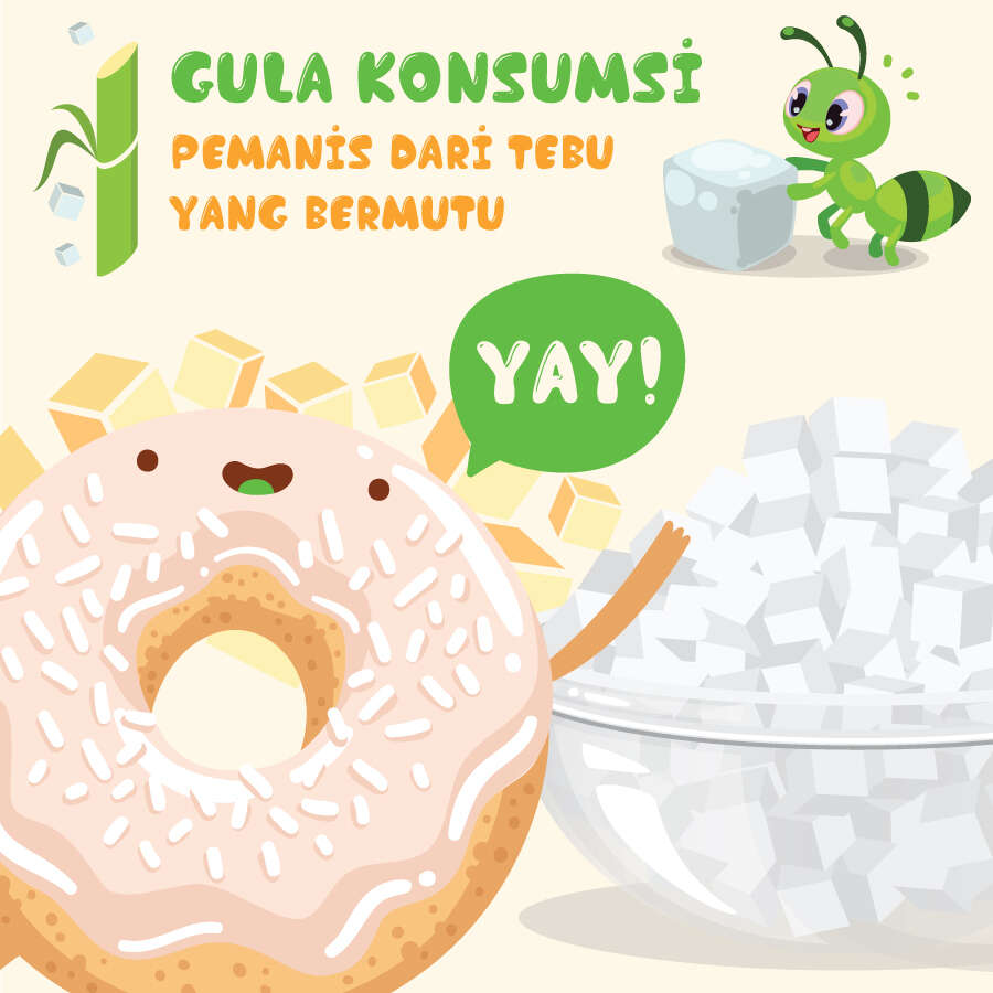 Gula Konsumsi, Pemanis dari Tebu yang Bermutu