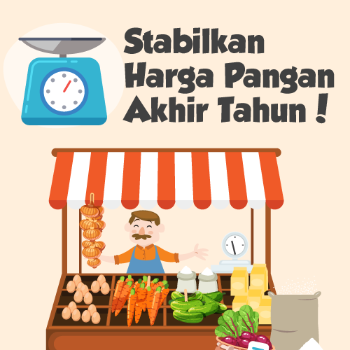 Stabilkan Harga Pangan Akhir Tahun!