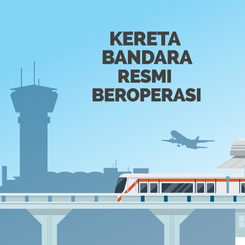 Kereta Bandara Resmi Beroperasi