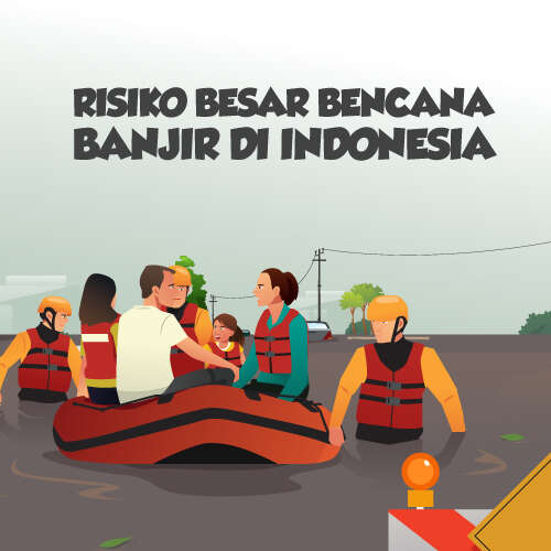 Risiko Besar Bencana Banjir di Indonesia