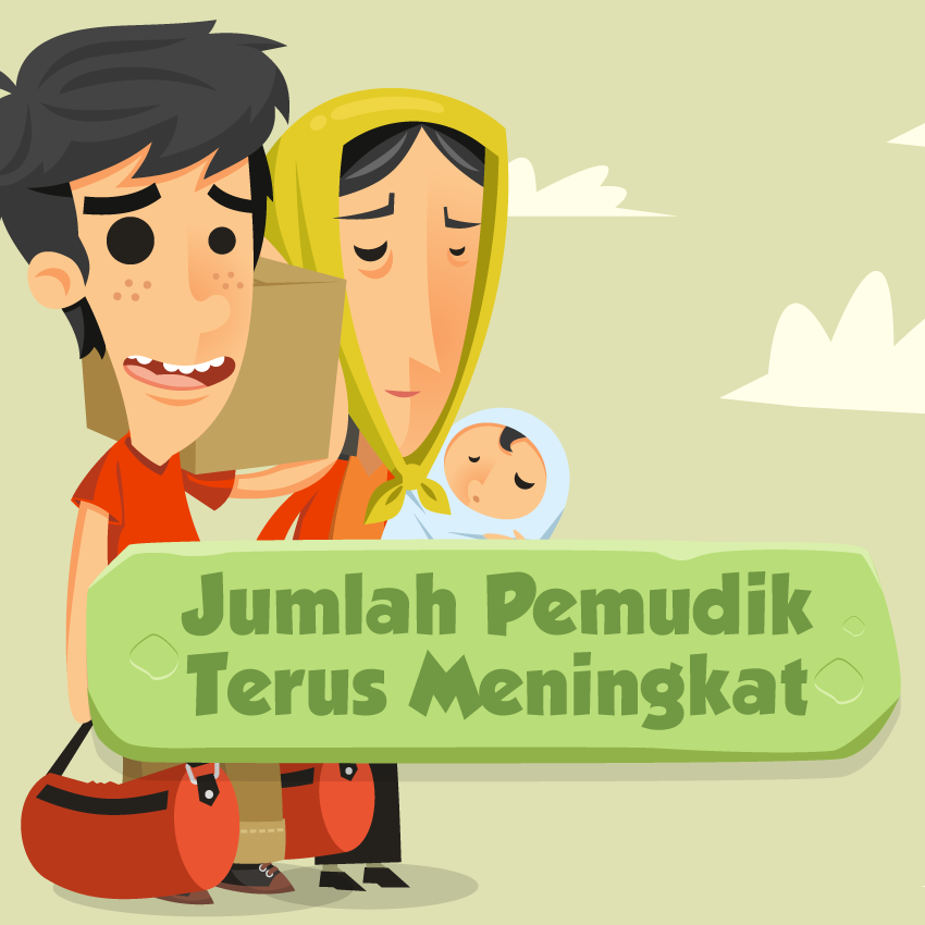 Jumlah Pemudik Terus Meningkat