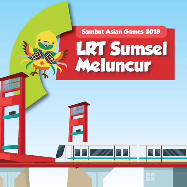 Sambut Asian Games 2018, LRT Sumsel Meluncur