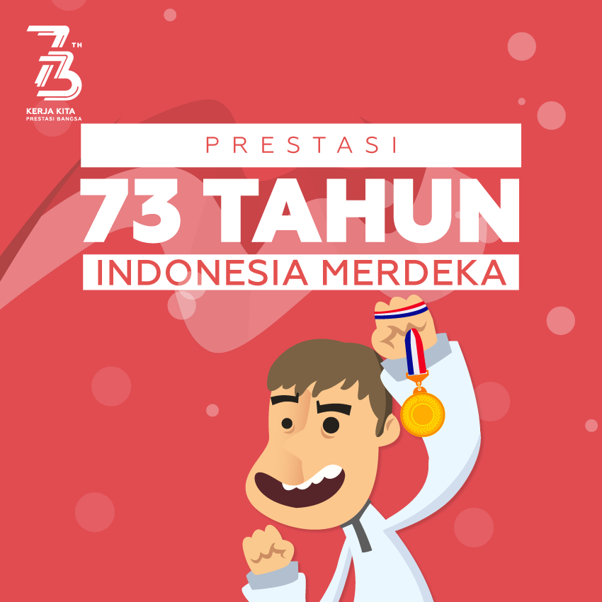 Prestasi 73 Tahun Indonesia Merdeka