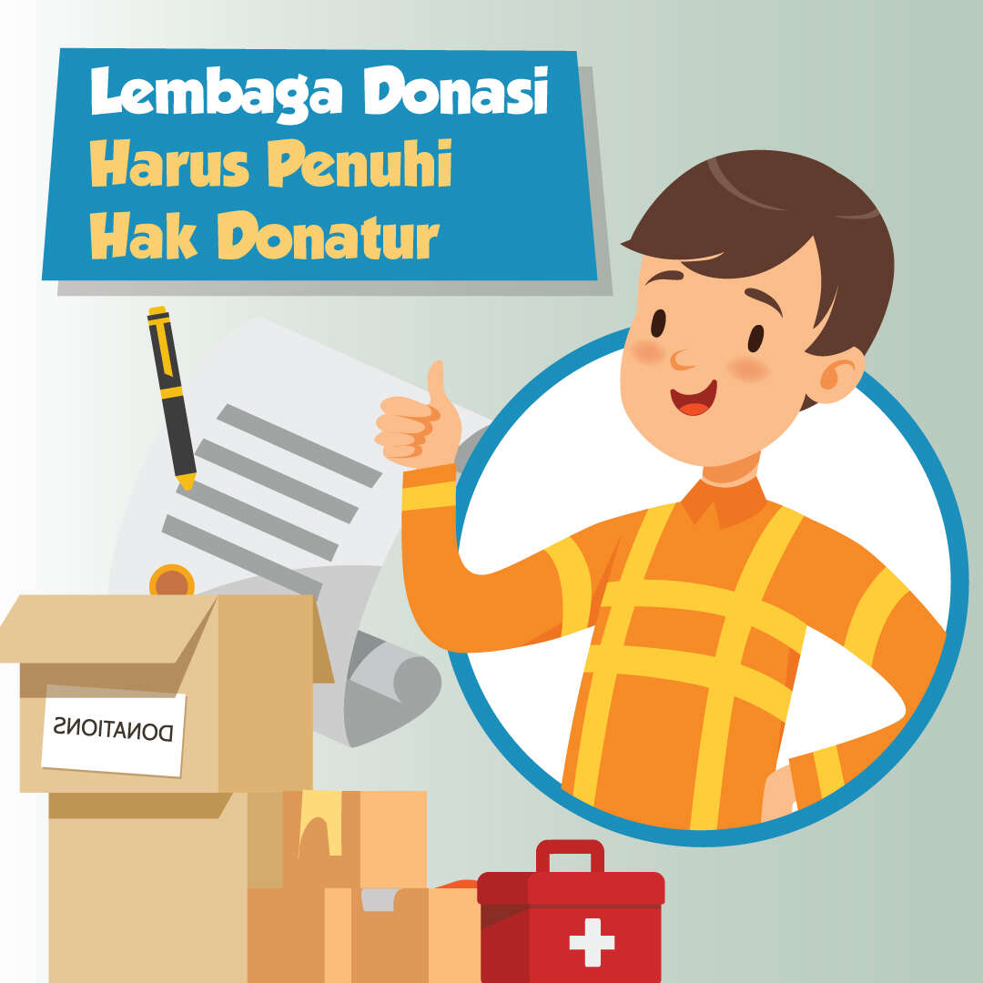 Lembaga Donasi Harus Penuhi Hak Donatur
