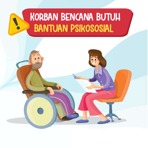 Korban Bencana Butuh Bantuan Psikososial
