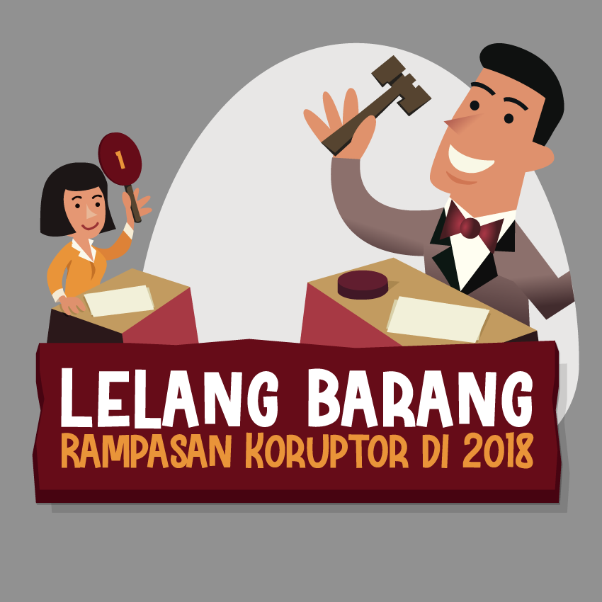 Lelang Barang Rampasan Koruptor di 2018