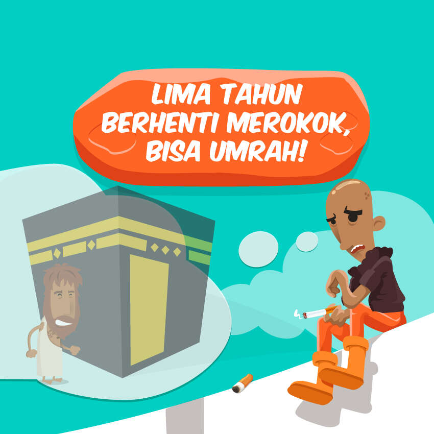 Lima Tahun Berhenti Merokok, Bisa Umrah