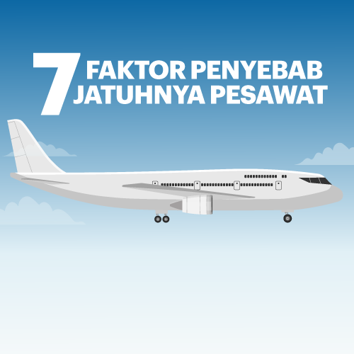 7 Faktor Penyebab Jatuhnya Pesawat