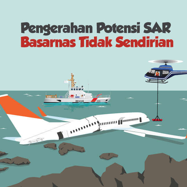 Pengerahan Potensi SAR, Basarnas Tidak Sendirian