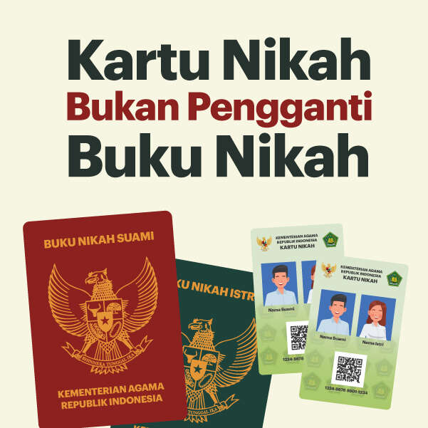 Kartu Nikah Bukan Pengganti Buku Nikah