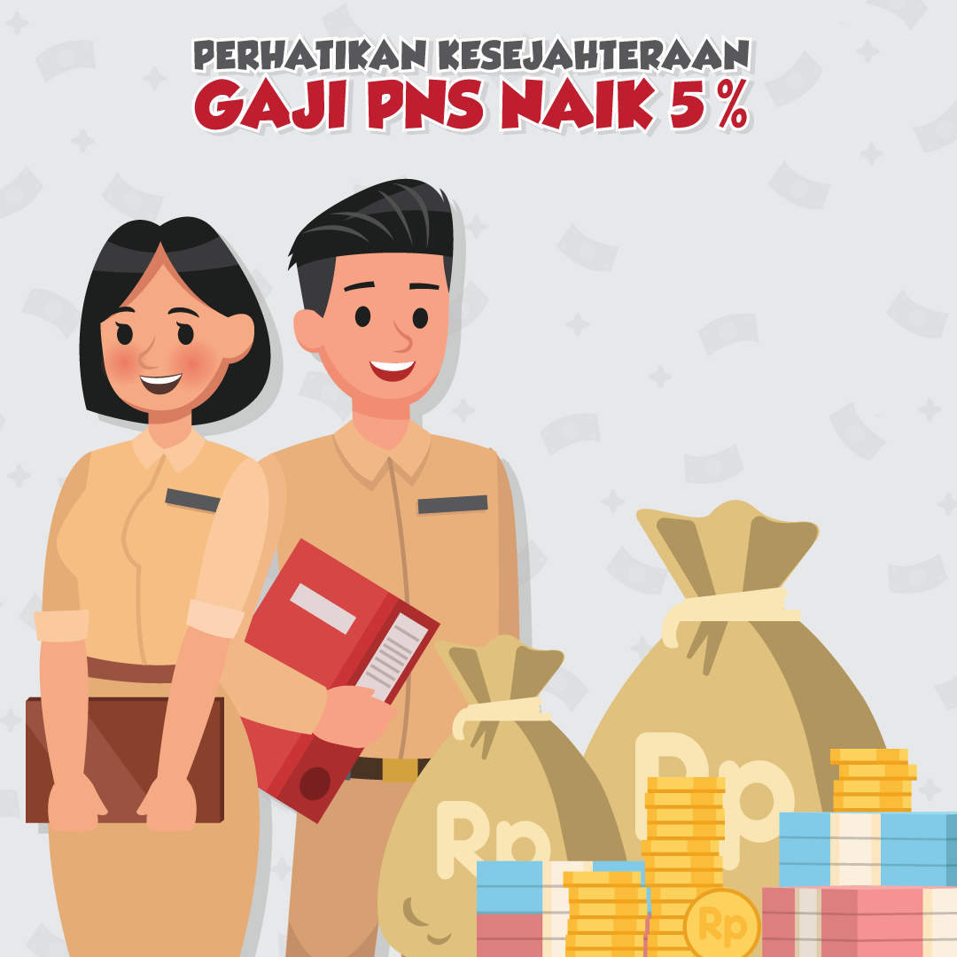 Perhatikan Kesejahteraan, Gaji PNS Naik 5% 