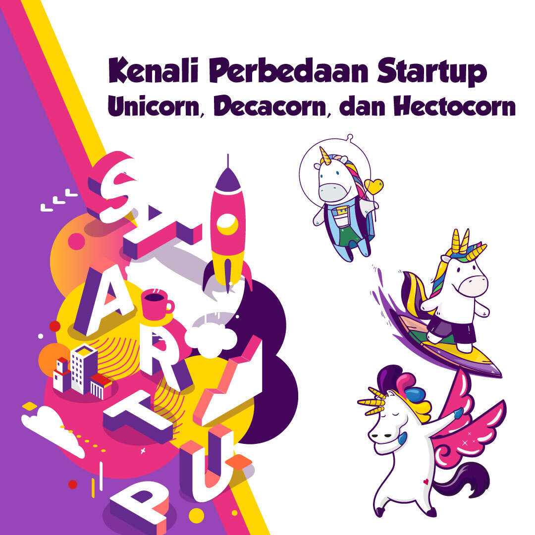 Kenali Perbedaan Startup Unicorn, Decacorn, dan Hectocorn