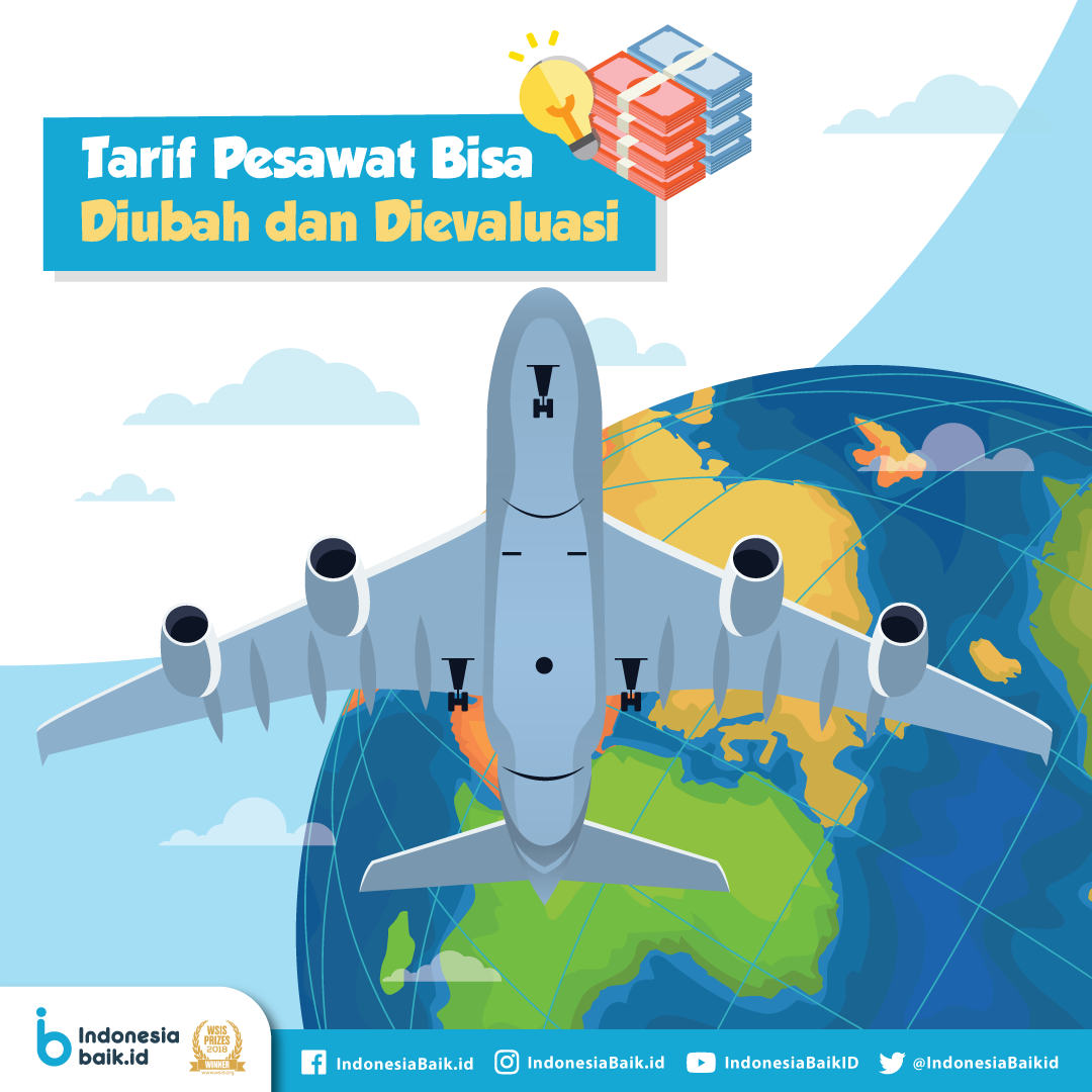 Tarif Pesawat Bisa Diubah dan Dievaluasi