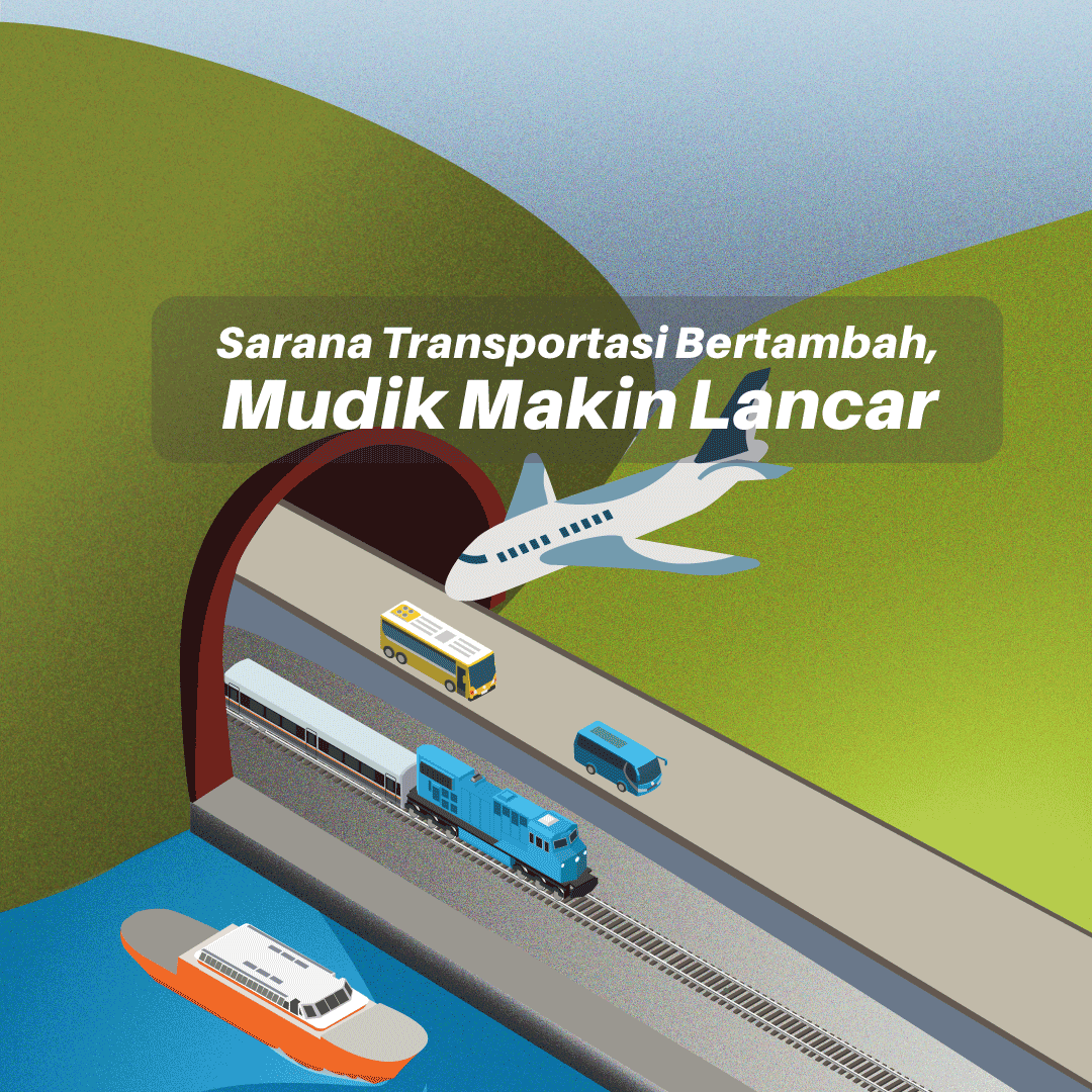 Sarana Transportasi Bertambah,  Mudik Makin Lancar