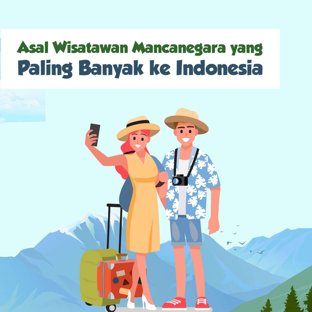 Asal Wisatawan Mancanegara yang Paling Banyak ke Indonesia