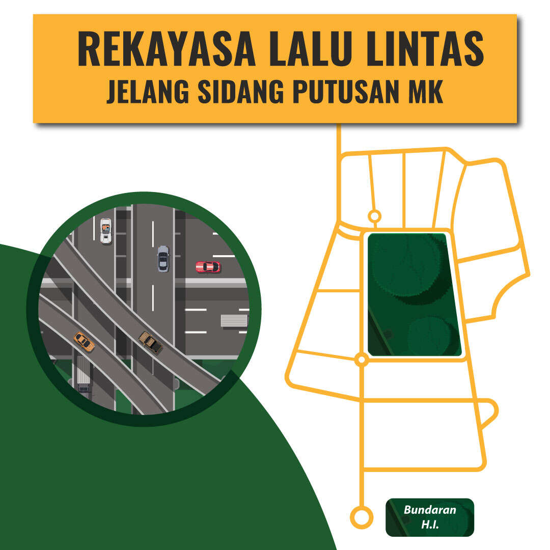 Rekayasa Lalu Lintas Jelang Sidang Putusan MK
