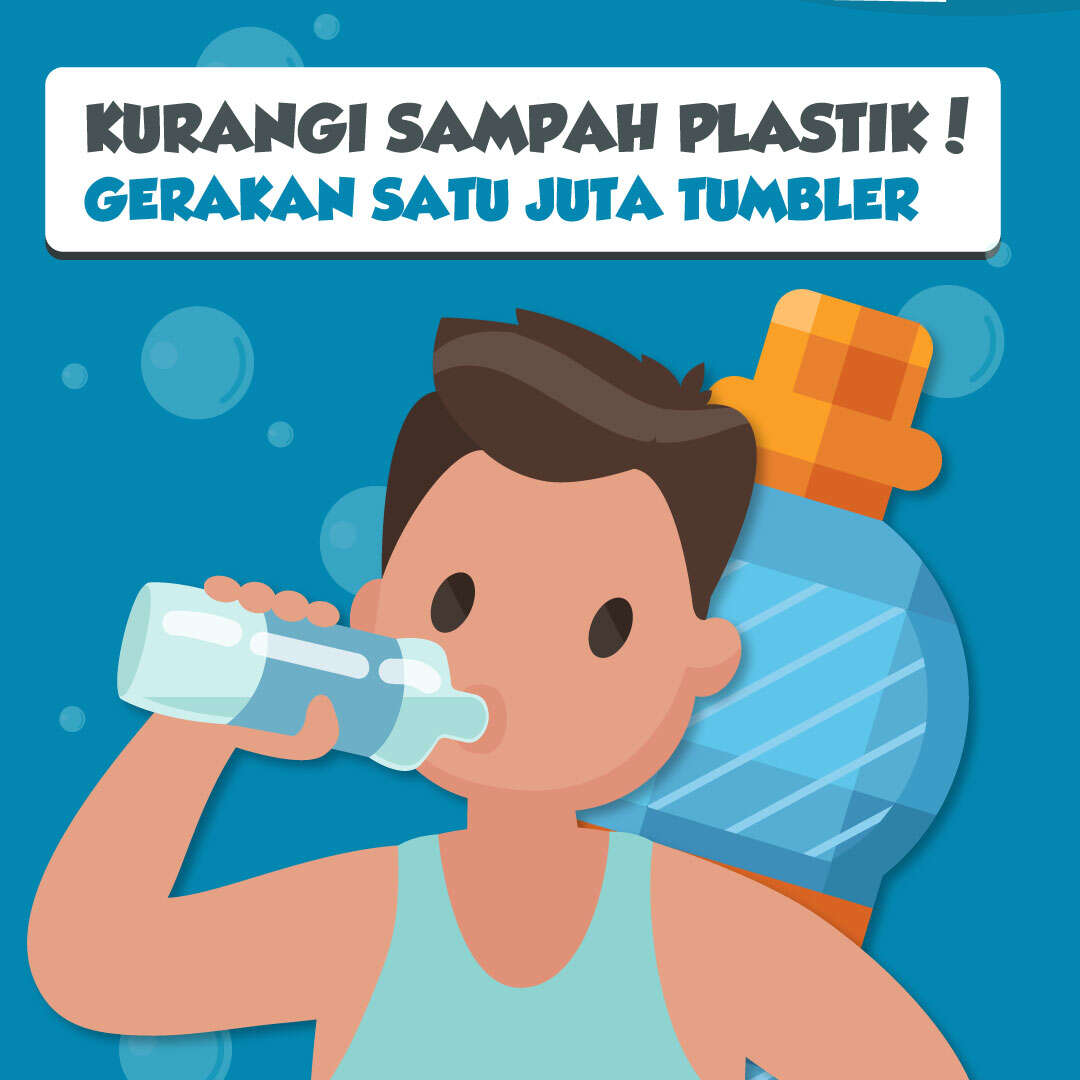 Kurangi Sampah Plastik! Gerakan Satu Juta Tumbler