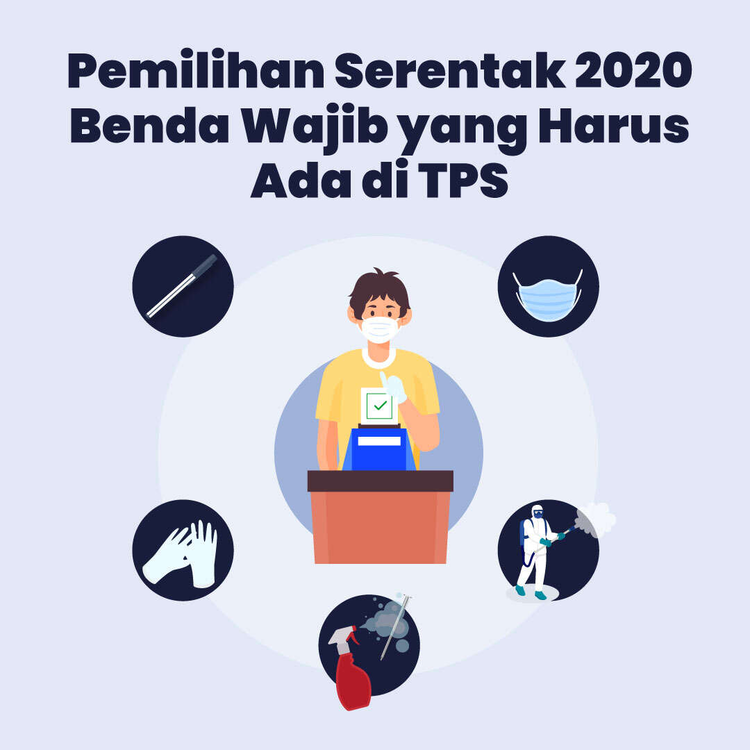 Pemilihan Serentak 2020: Benda Wajib yang Harus Ada di TPS