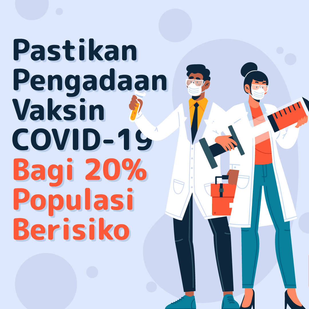 Pastikan Pengadaan Vaksin Bagi 20% Populasi Berisiko