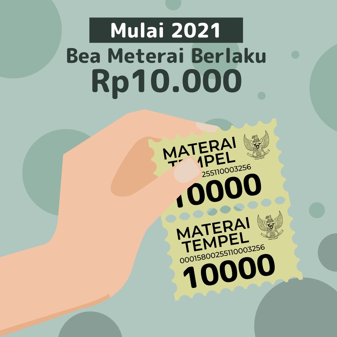 Mulai 2021, Bea Meterai Berlaku Rp10.000