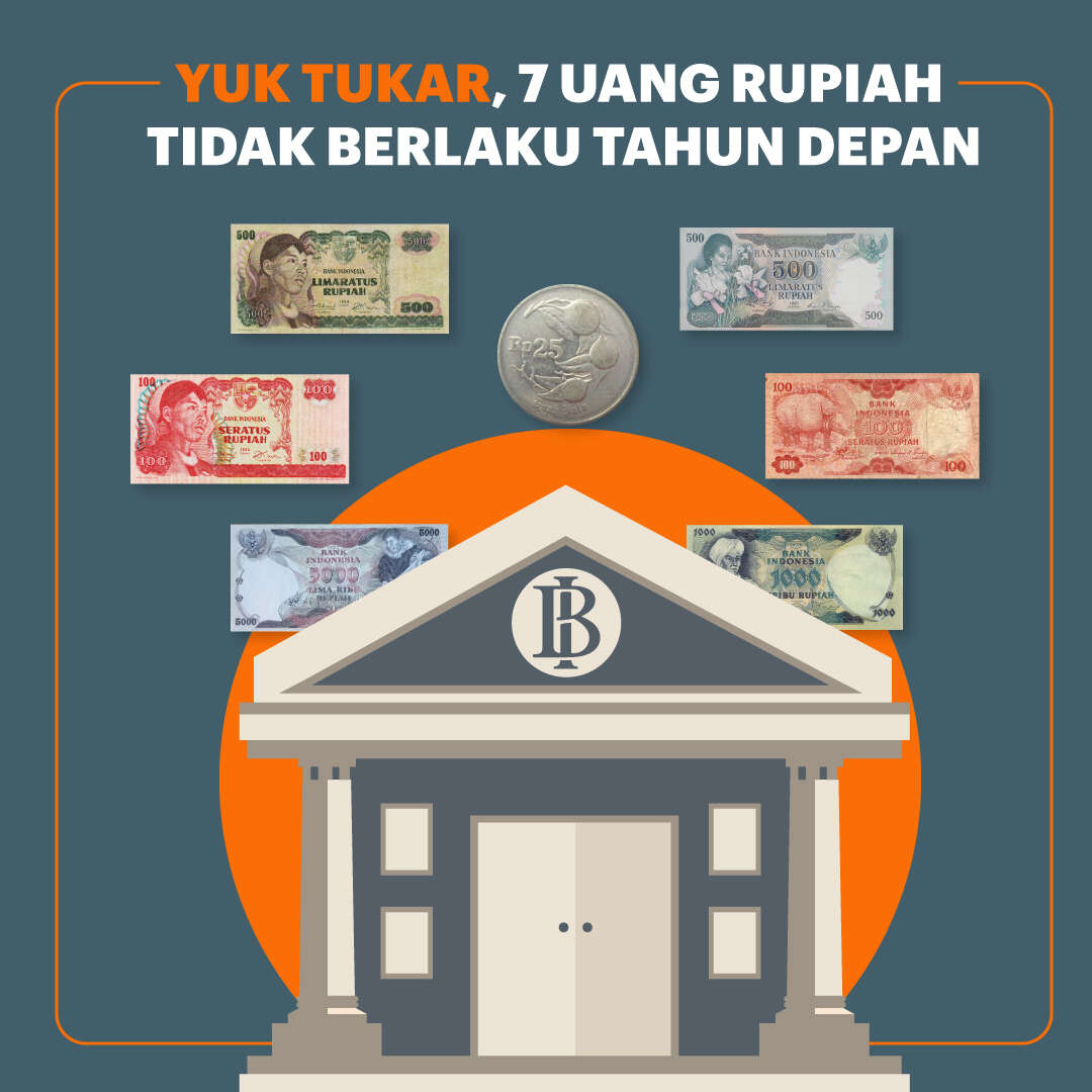 Yuk Tukar, 7 Uang Rupiah Tidak Berlaku Tahun Depan