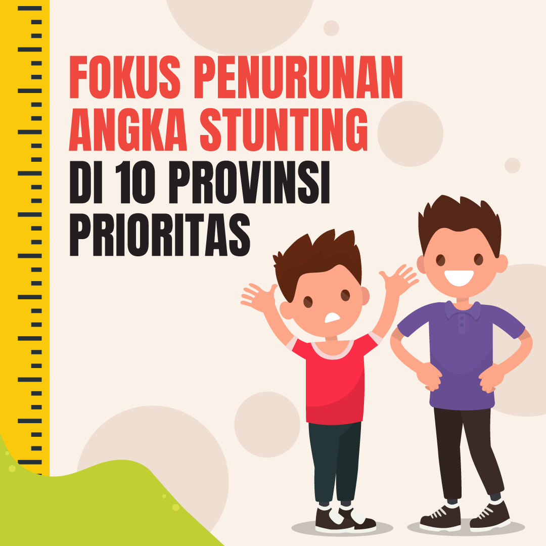 Fokus Penurunan Angka Stunting di 10 Provinsi Prioritas