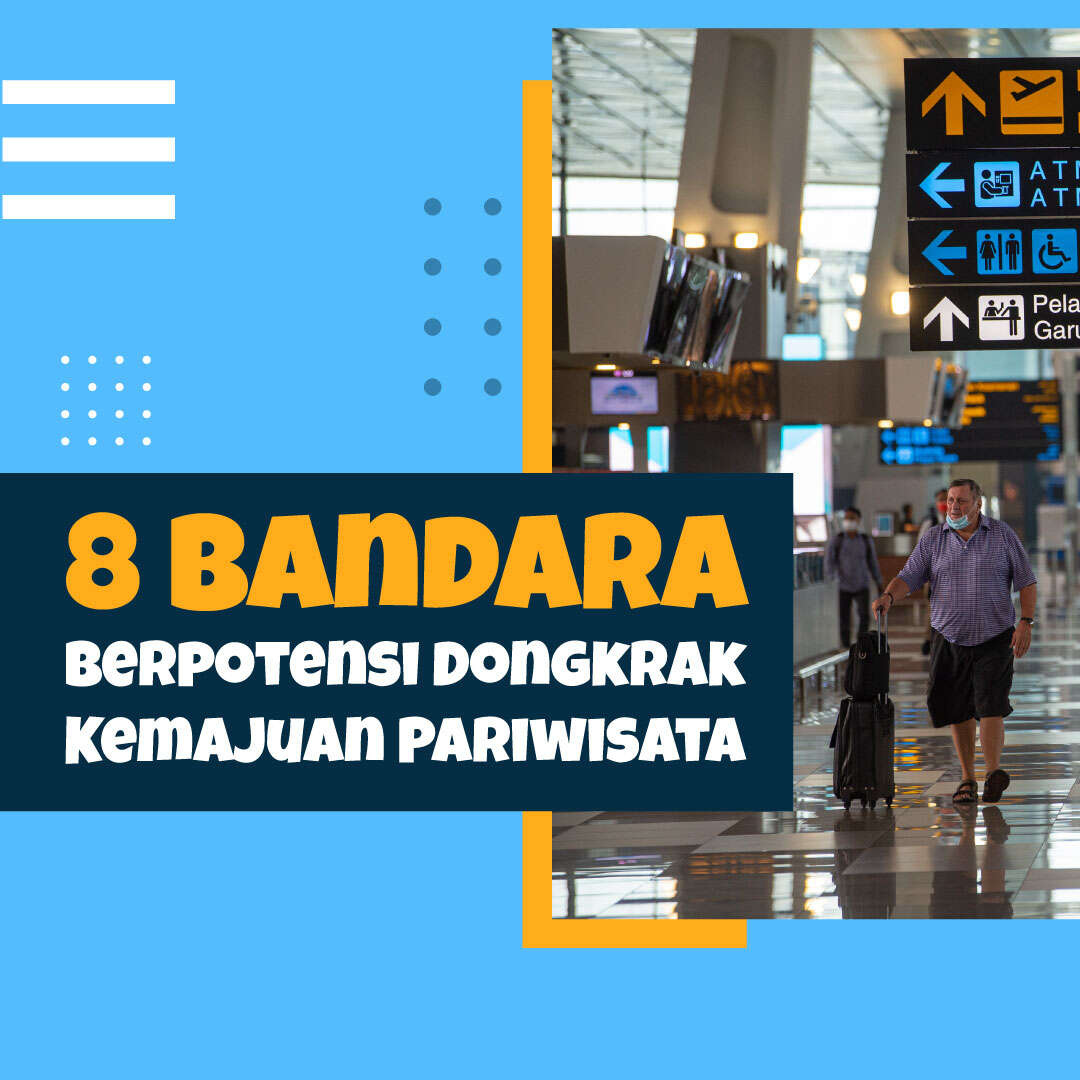8 Bandara Berpotensi Dongkrak Kemajuan Pariwisata