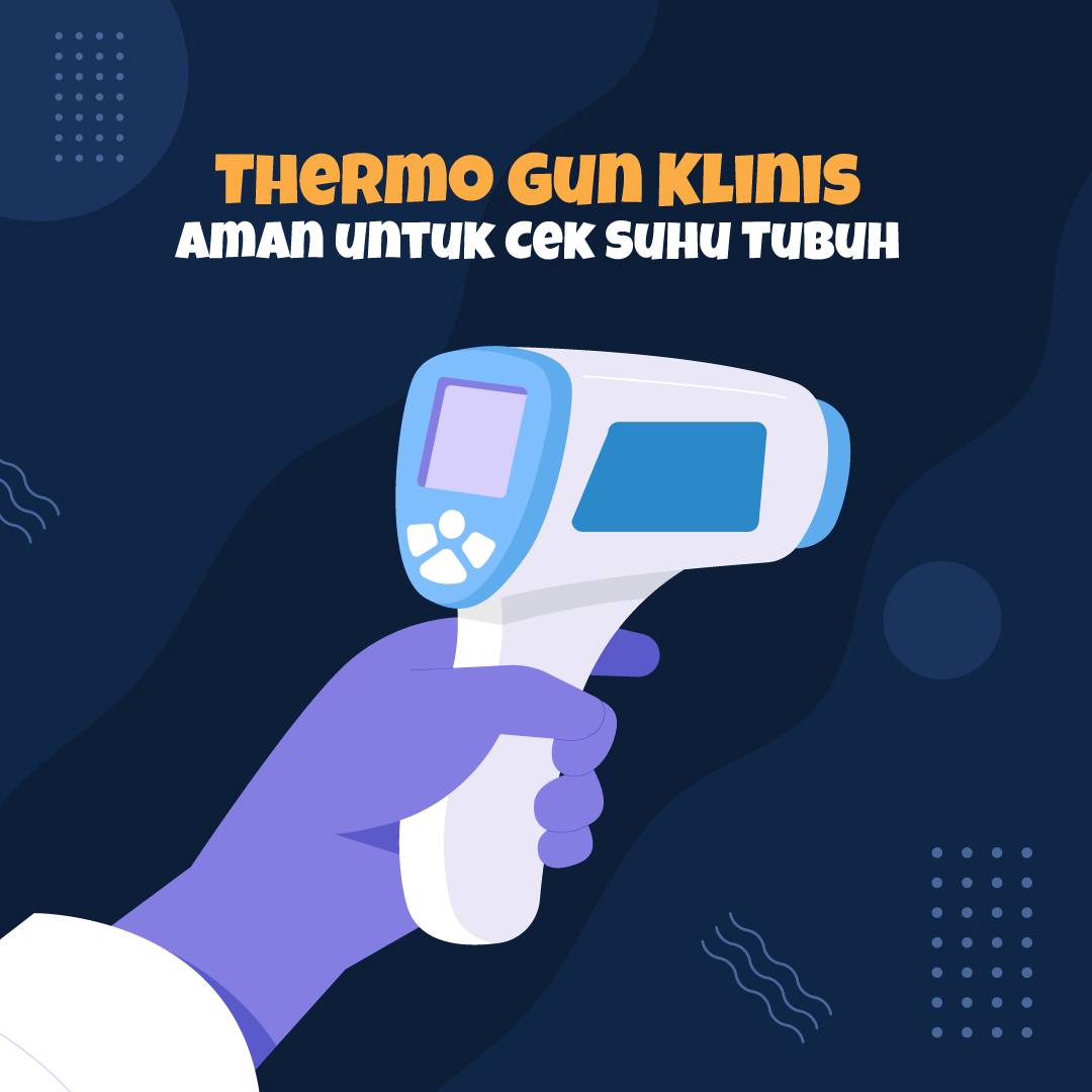 Thermo Gun Klinis Aman Untuk Cek Suhu Tubuh