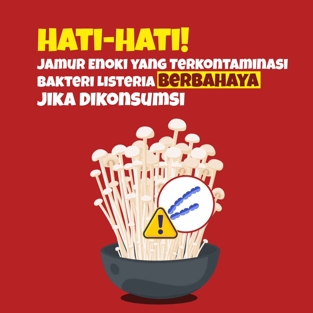Hati-Hati! Jamur Enoki yang Terkontaminasi Bakteri Listeria Berbahaya Jika Dikonsumsi