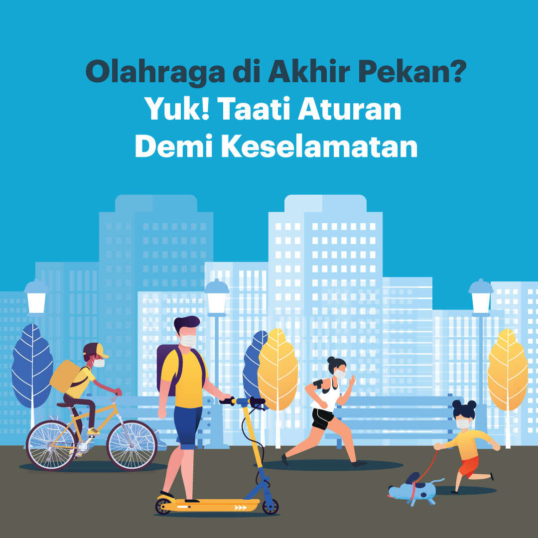 Olahraga di Akhir Pekan? Yuk! Taati Aturan Demi Keselamatan