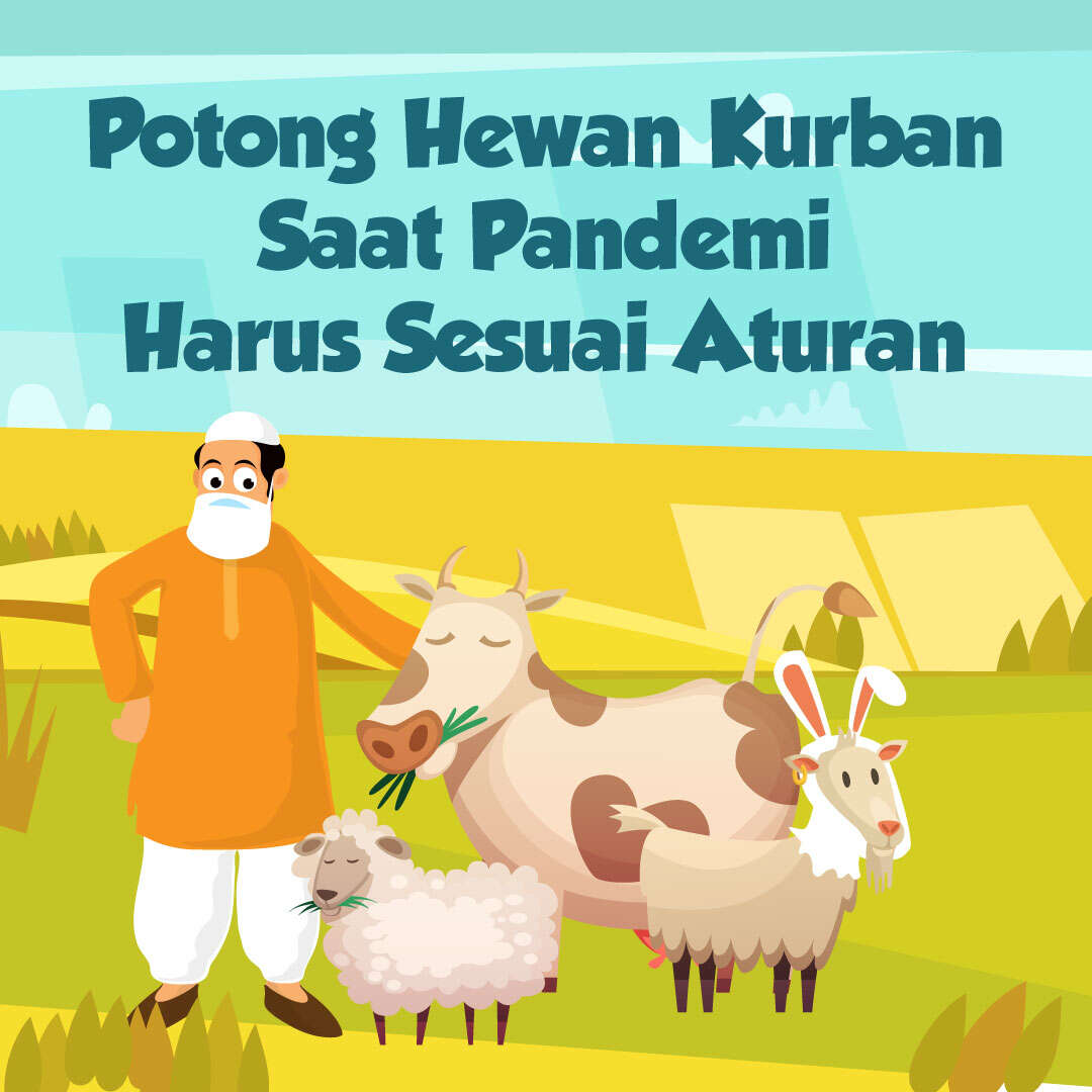 Potong Hewan Kurban Saat Pandemi Harus Sesuai Aturan