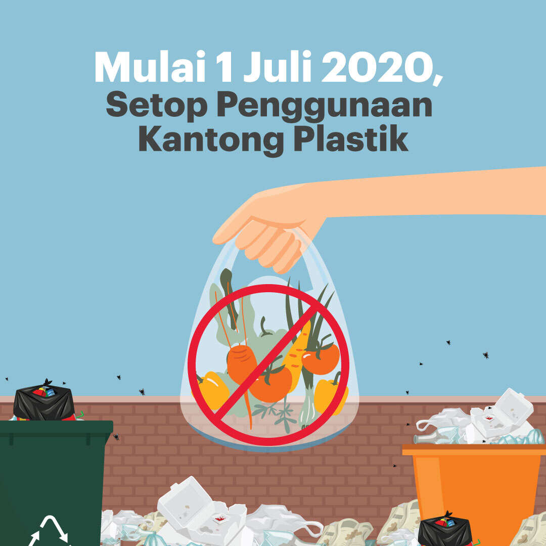Mulai 1 Juli 2020, Setop Penggunaan Kantong Plastik