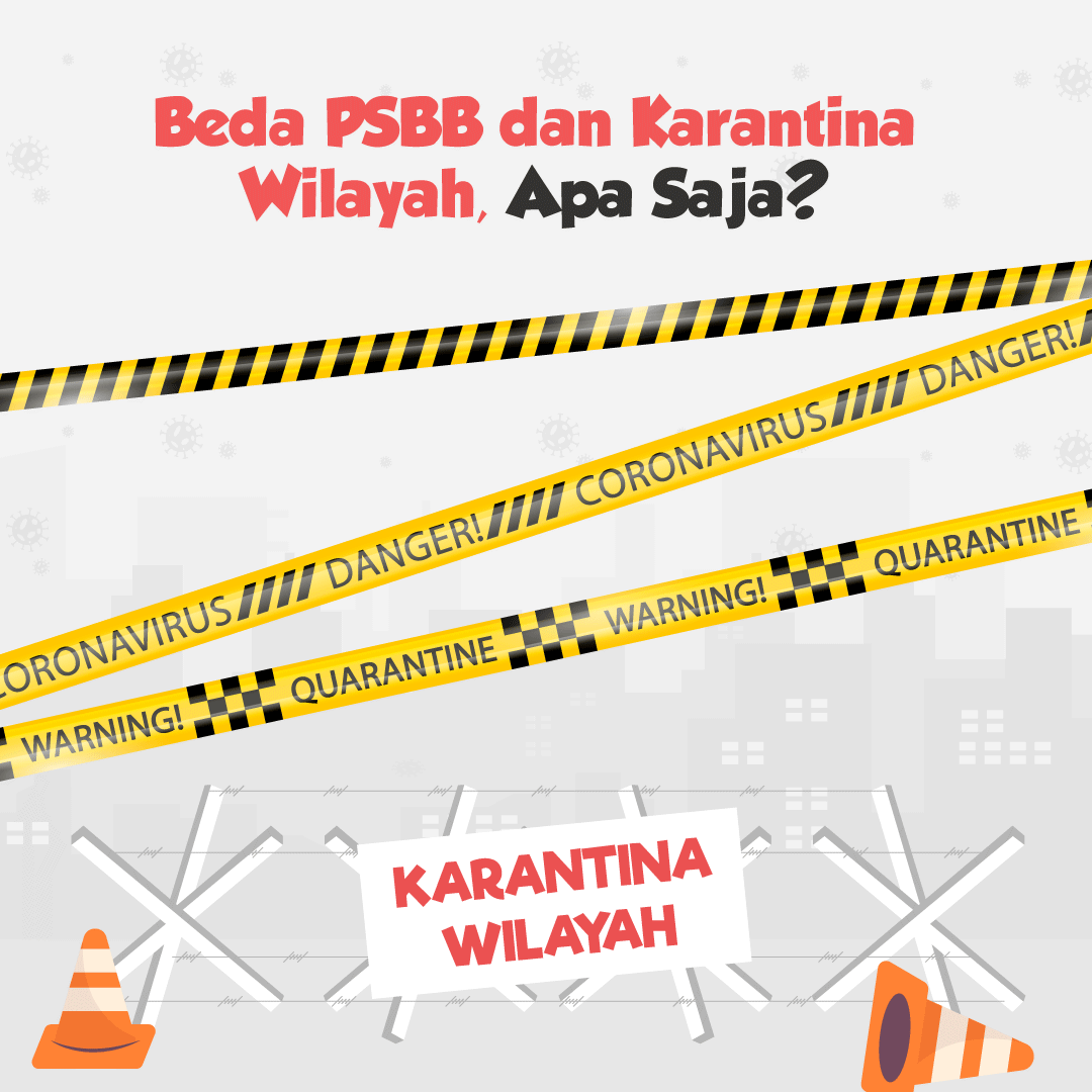 Beda PSBB dan Karantina Wilayah, Apa Saja?