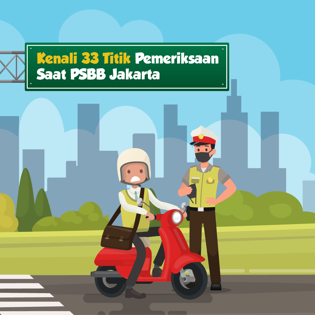 Kenali 33 Titik Pemeriksaan Saat PSBB Jakarta