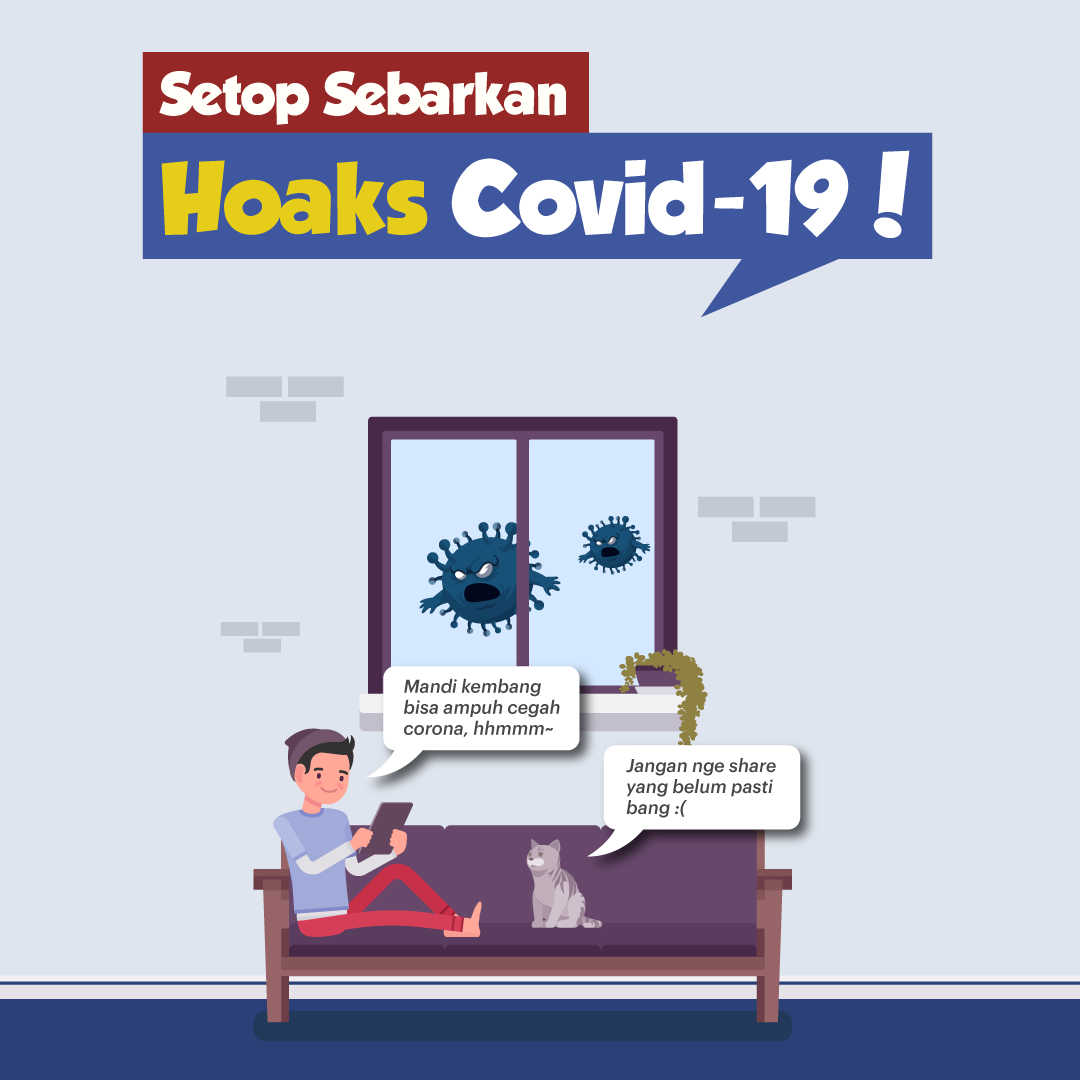 Setop Sebarkan Hoaks Covid-19!