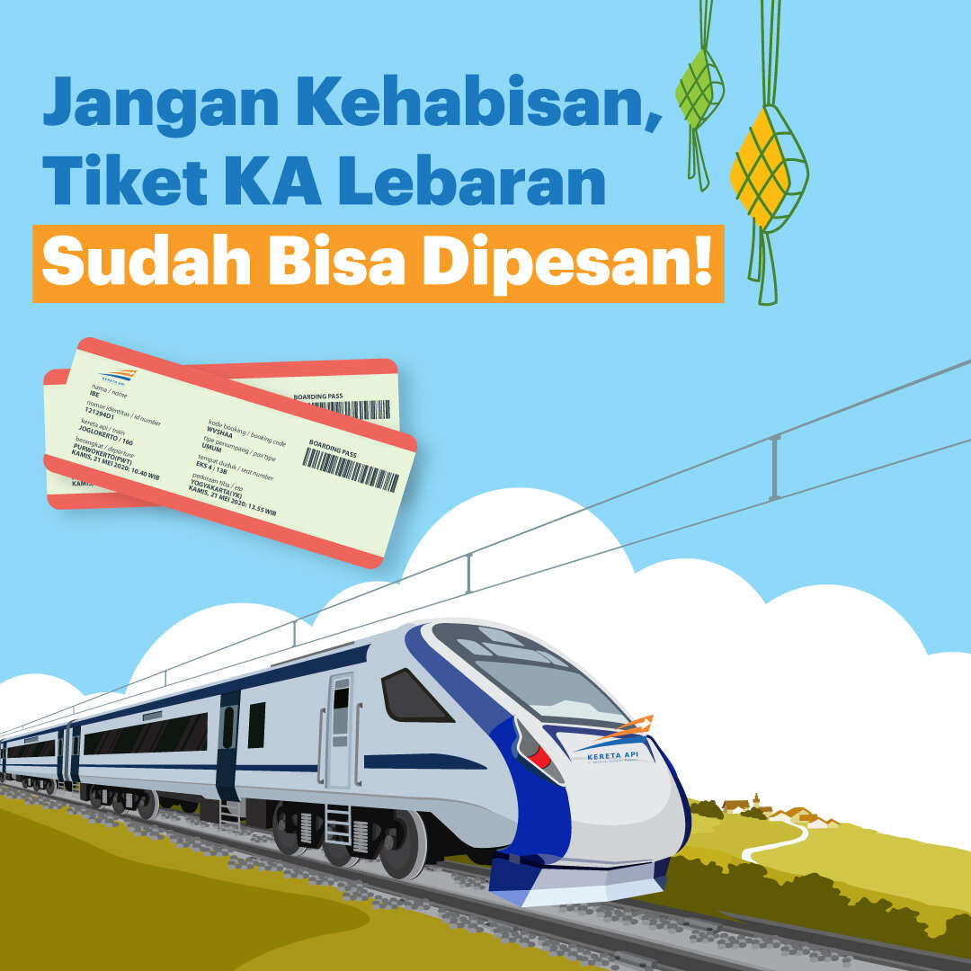 Jangan Kehabisan, Tiket KA Lebaran Bisa Dipesan