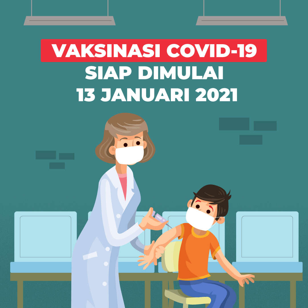 Vaksinasi Covid-19 Siap Dimulai 13 Januari 2021