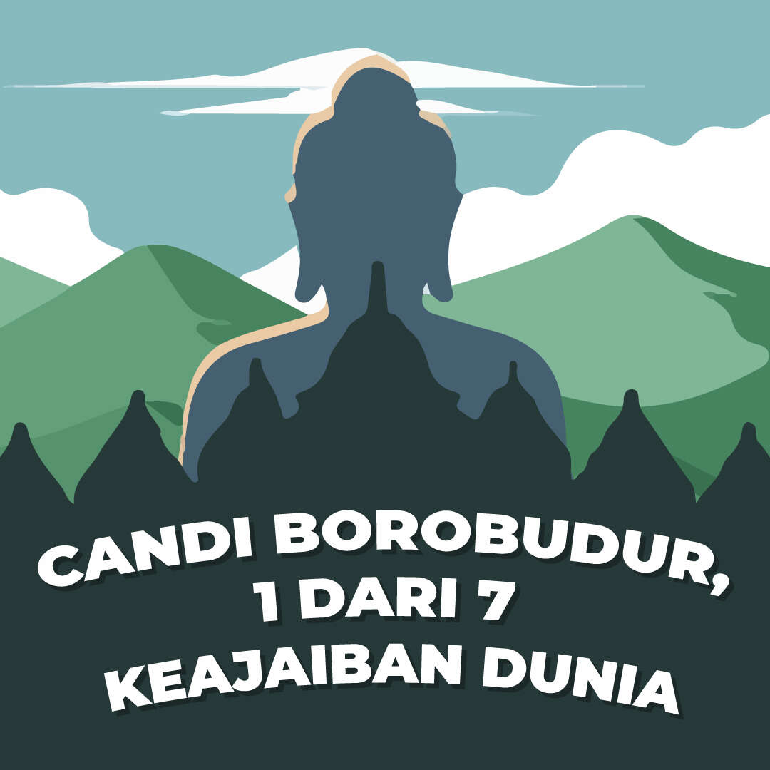 Candi Borobudur, 1 dari 7 Keajaiban Dunia