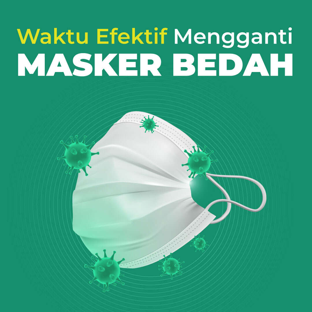 Waktu Efektif Mengganti Masker Bedah