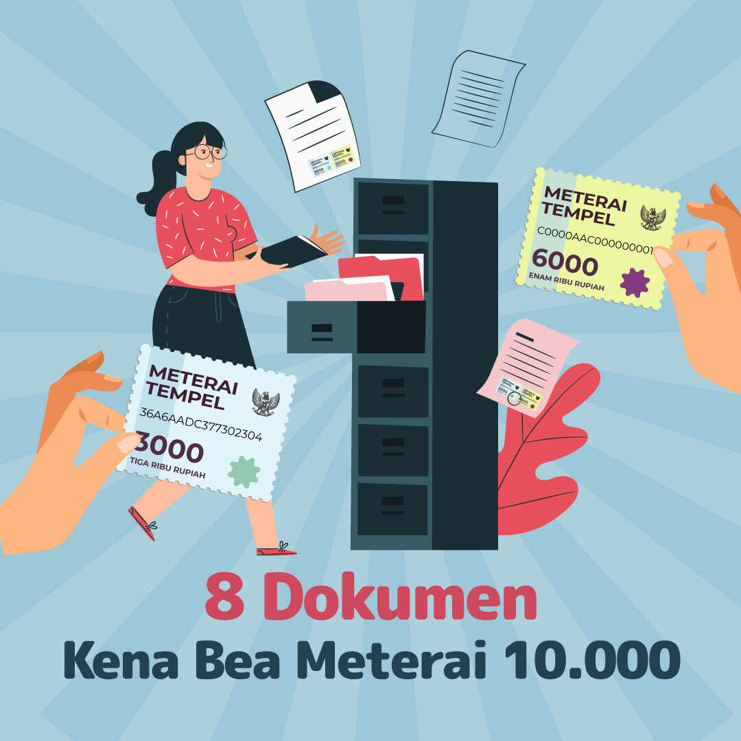 8 Dokumen Kena Bea Meterai 10.000