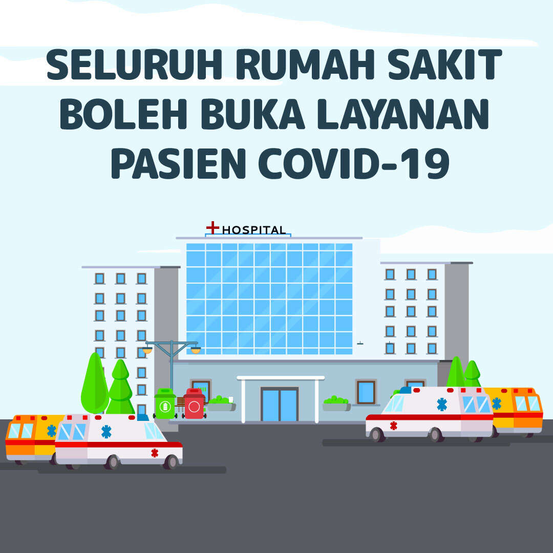 Seluruh Rumah Sakit Boleh Buka Layanan Pasien Covid-19