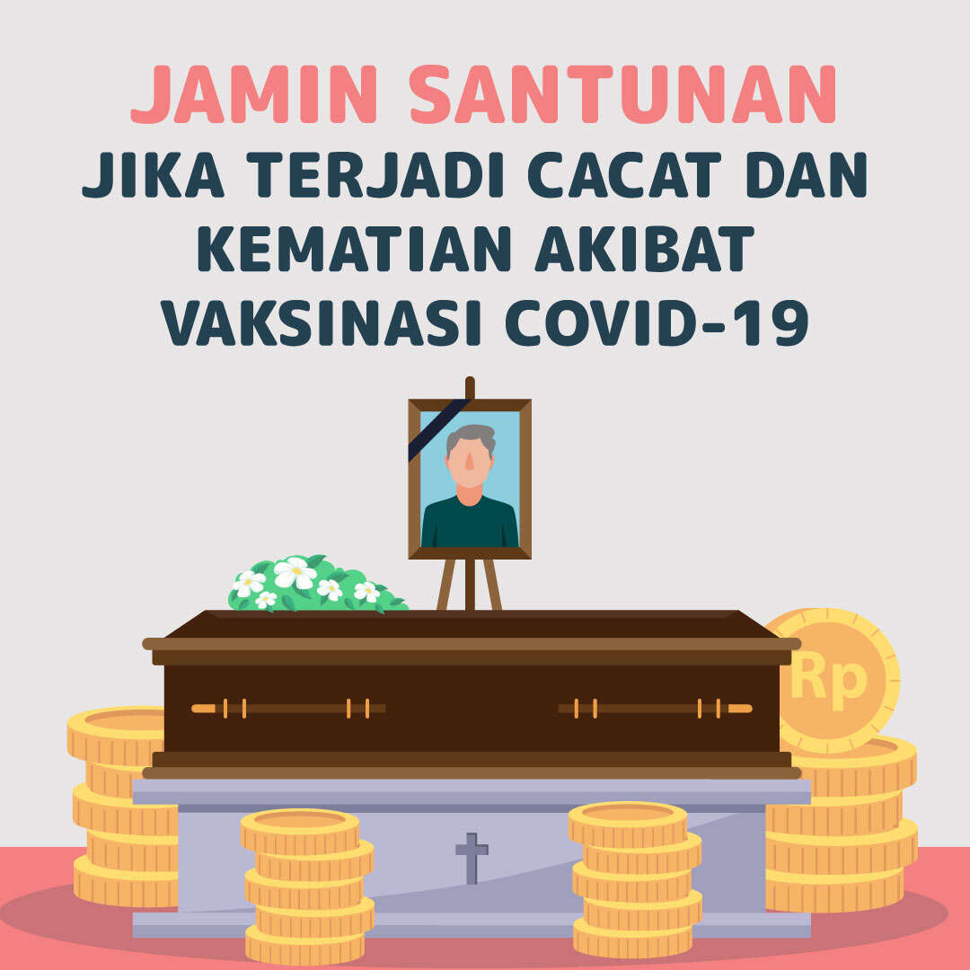 Jamin Santunan Jika Terjadi Cacat  dan Kematian Akibat Vaksinasi Covid-19