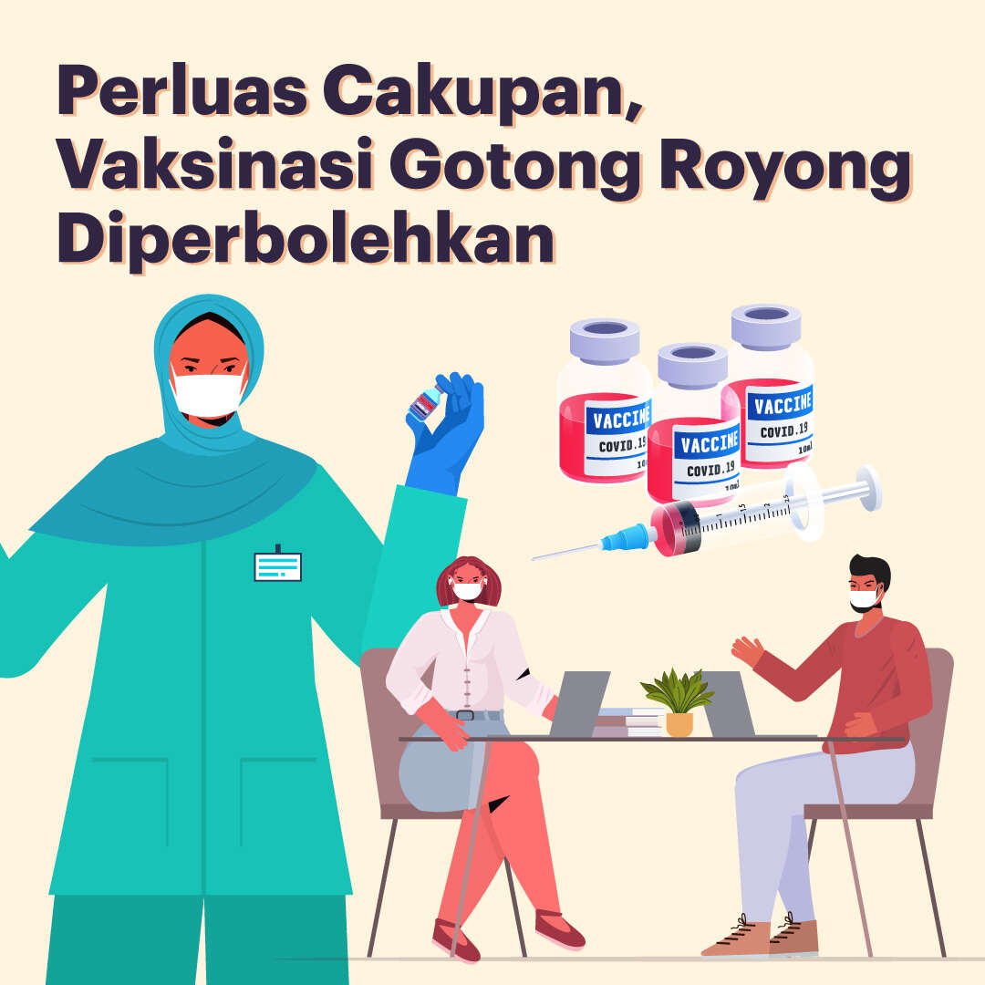 Perluas Cakupan, Vaksinasi Gotong Royong Diperbolehkan